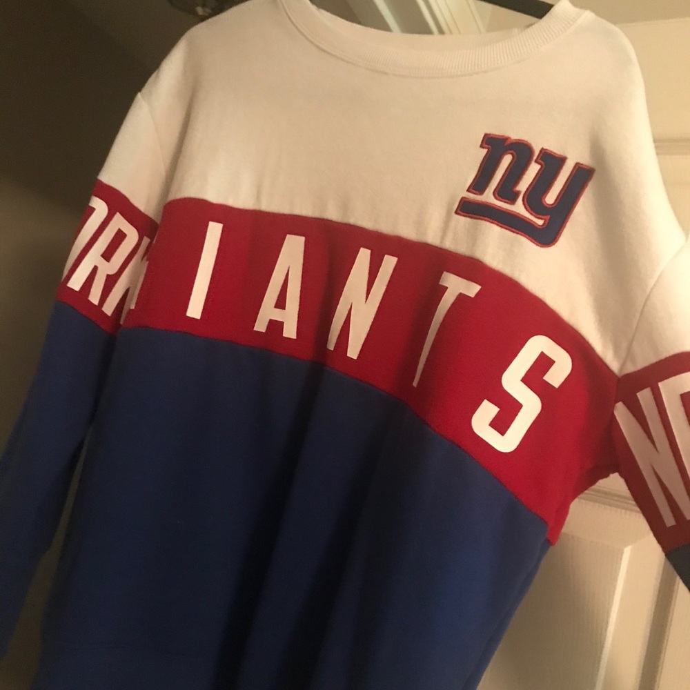 NFL team apparel NY Giants sweatshirt. Size S